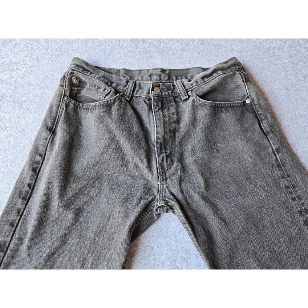 Levi's Men's 505 Jeans Charcoal Wash Straight Leg Med Rise 33x31